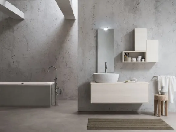 Mobile sospeso da Bagno in laminato Evo Plus 01 di Synergie